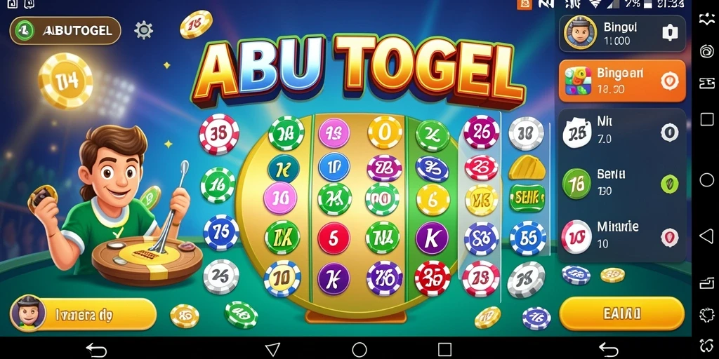 Tampilan gameplay menarik dan penuh warna dari ABUTOGEL.