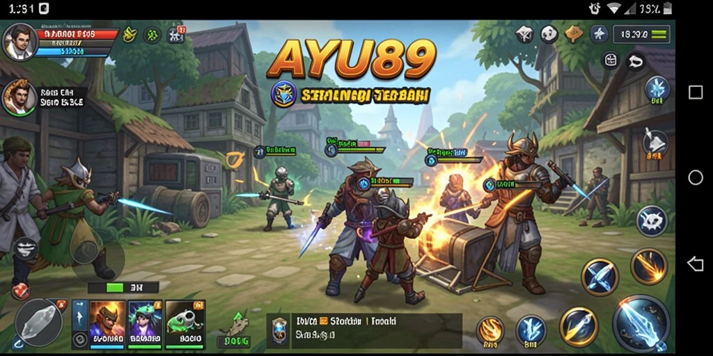Tampilan gameplay seru dari AYU89 dengan strategi yang mendalam.