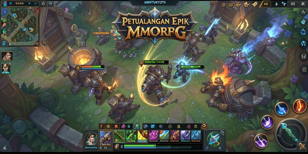 Tampilan menakjubkan dari gameplay <strong>DIREKTURTOTO</strong> dalam dunia MMORPG.