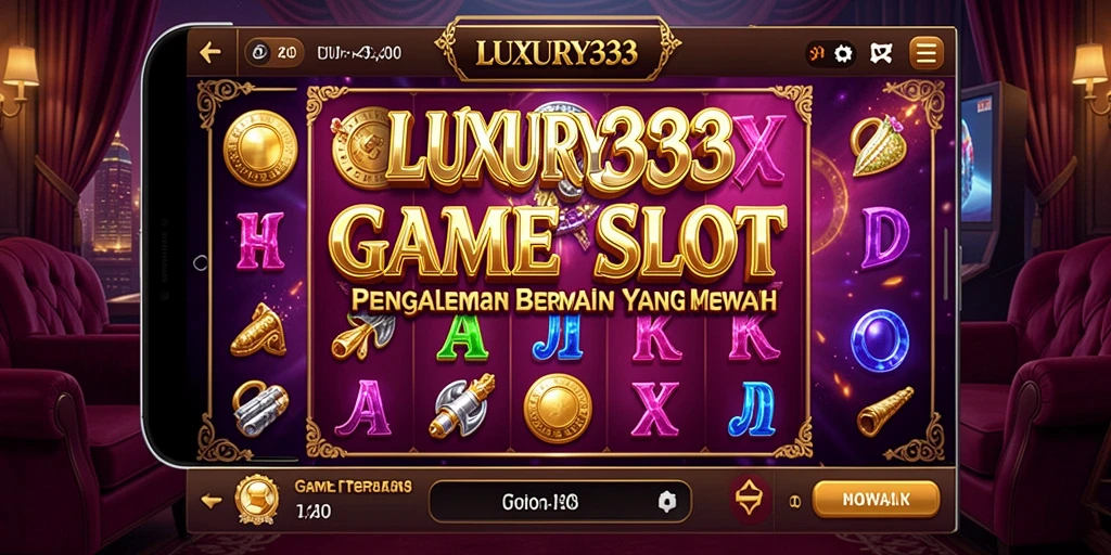 Tampilan gameplay Slot yang mendebarkan di LUXURY333.