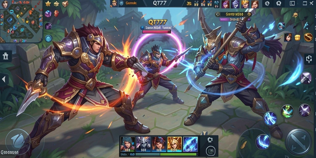 Gameplay seru dan strategi tim dalam QT777.