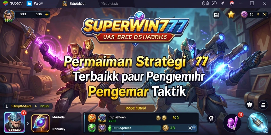 Tangkapan layar gameplay <strong>SUPERWIN777</strong> menunjukkan pertempuran strategi yang mendebarkan.